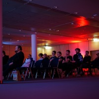 Vollbesetzte Stuhlreihen im Anime Kino während der Manga-Comic-Con 2024