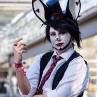 Cosplayer:in auf der Manga Comic Con 2025