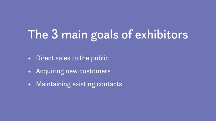 Grafik_Exhibitor goals