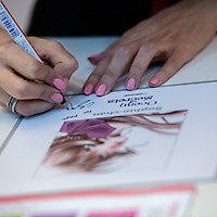 Nahaufnahme einer Signierung